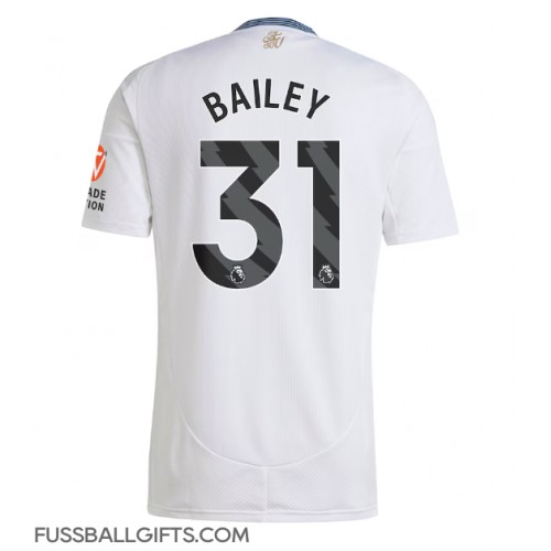 Aston Villa Leon Bailey #31 Fußballbekleidung Auswärtstrikot 2024-25 Kurzarm